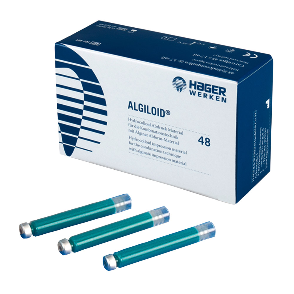 Algiloid Zylinderampullen, 48 Stück