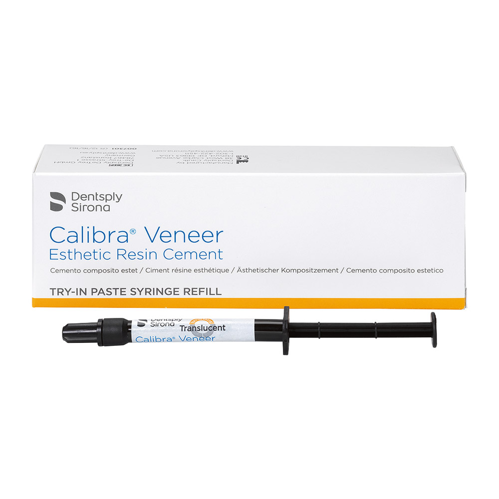 Calibra Veneer Try-In Paste transluzent,  2 x 1,8 g