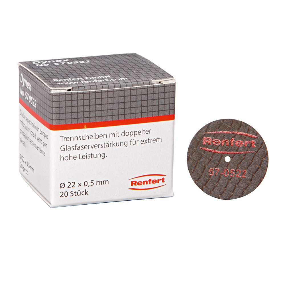 DynexTrennscheiben 22 x 0,5 mm, 20 Stück