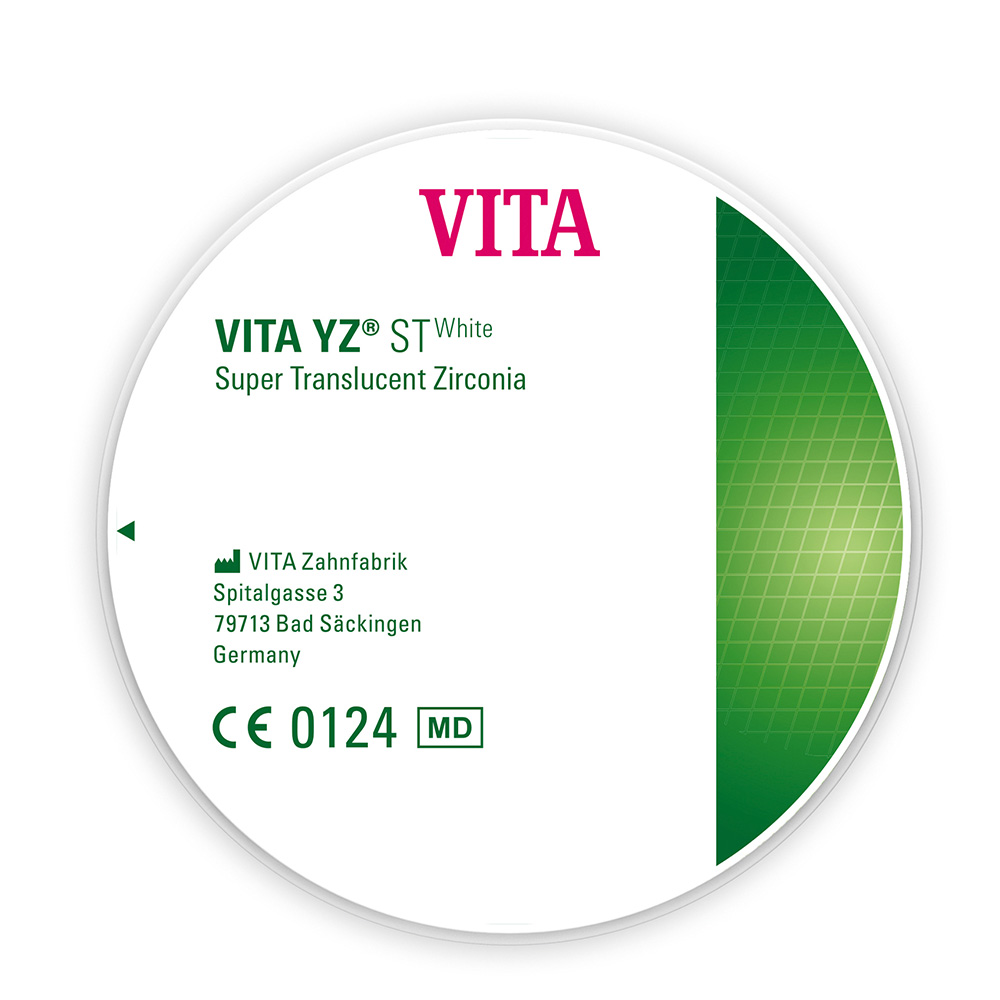 VITA YZ ST White Disc weiß 98,4 mm 25mm, Stück