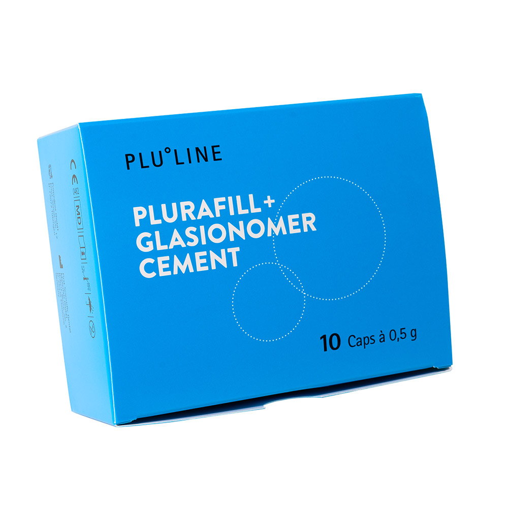 PLURAFILL+ Glasionomer Zement A3, 10 Caps