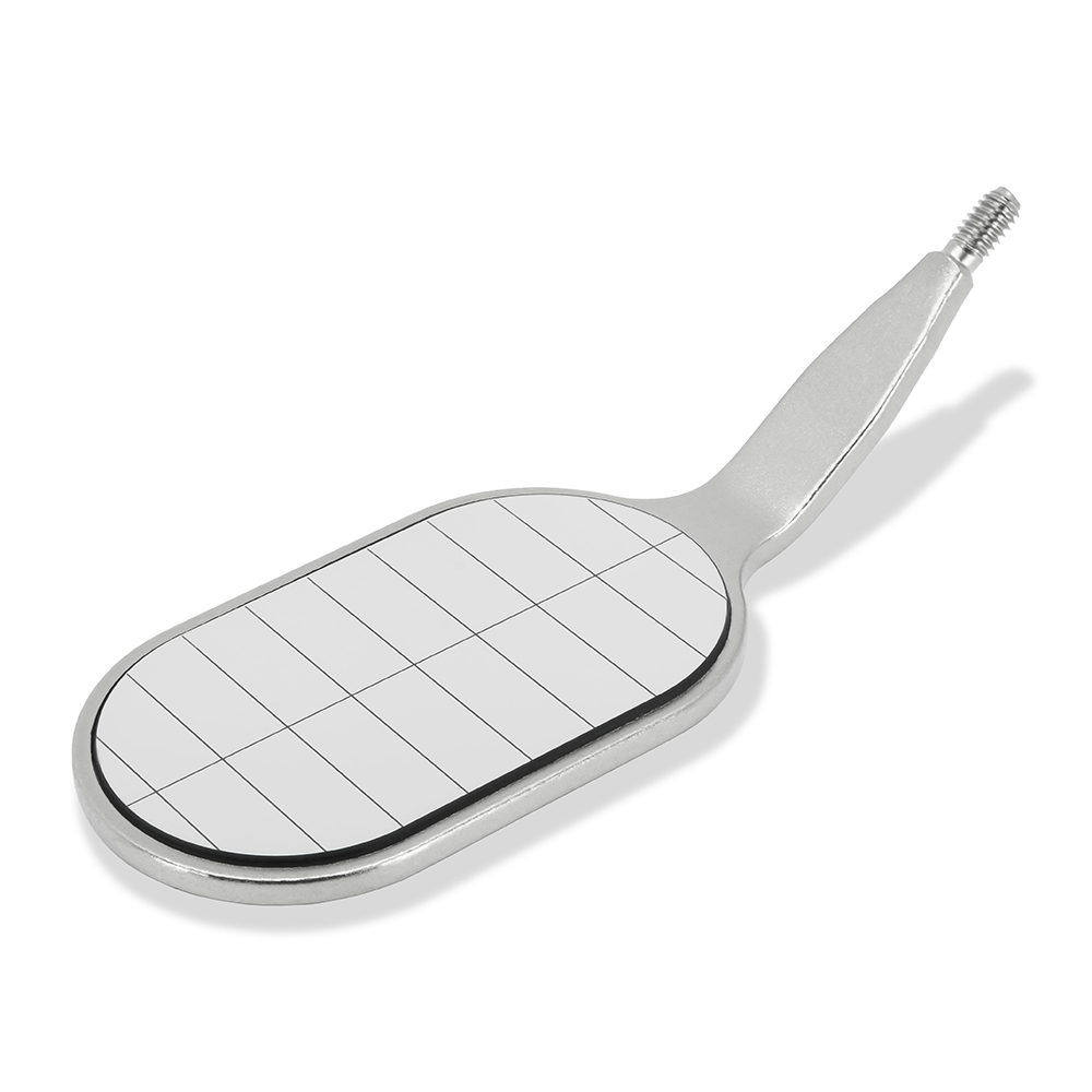 MEGA Parallelometer Rhodium 22 x 37 mm SS, Stück