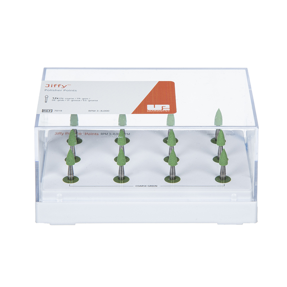 Jiffy Polisher Spitze grob, 12 Stück