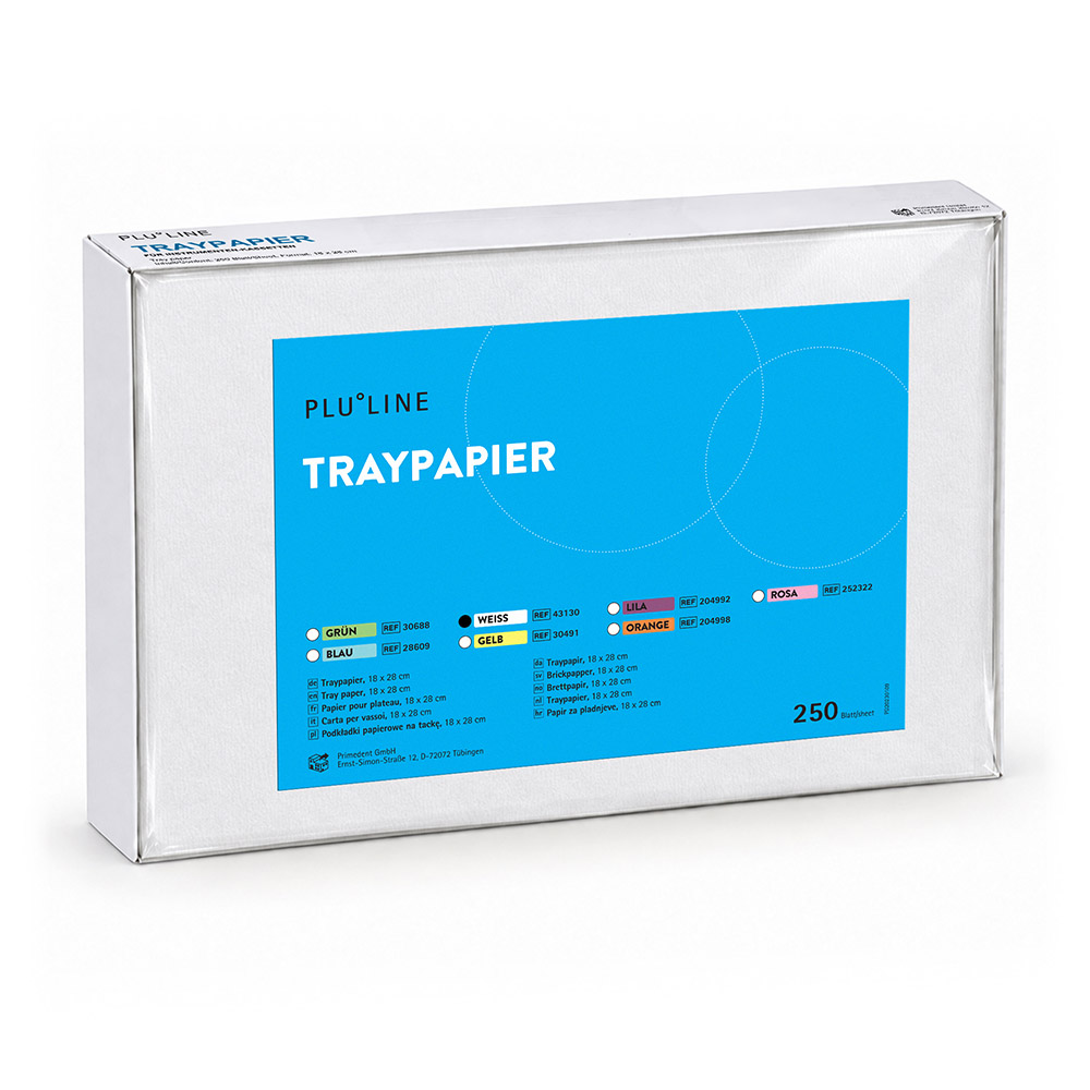 PLULINE Filterpapier 18 x 28 cm weiß, 250 Stück