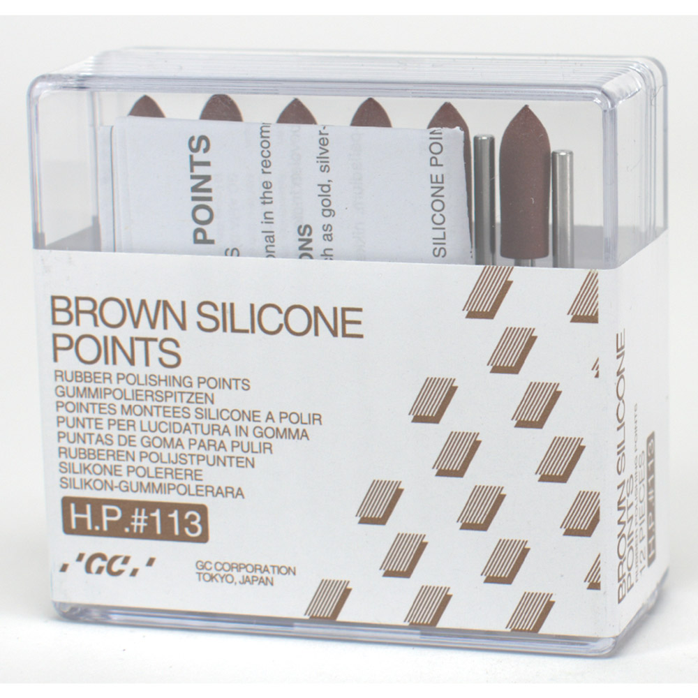 Silicon Points GC Hst braun 113, 12 Stück