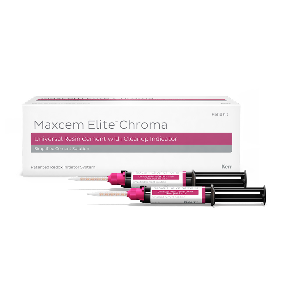 Maxcem Elite Chroma Clear, 4 x 5 g Spritze