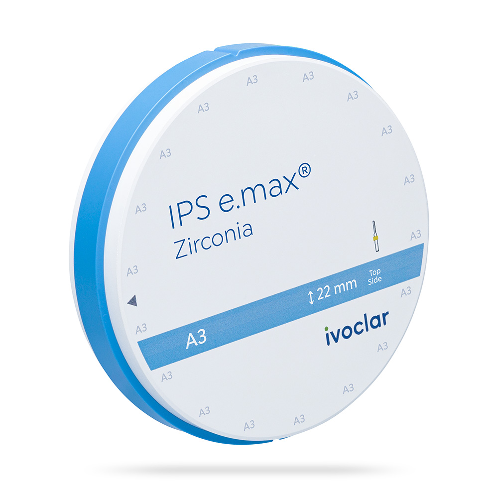 IPS e.max Zirconia A3 98,5 x 22 mm, Stück