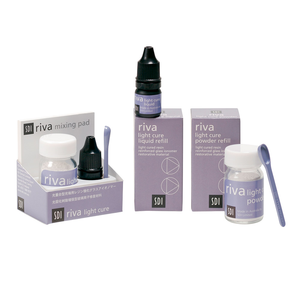 Riva light cure A2, Pulver/Liquid Kit
