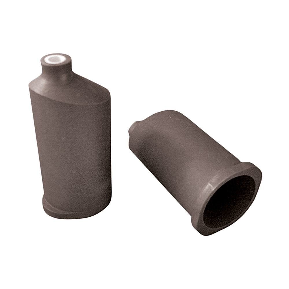 Schmelztiegel Graphit plus für Edelmetall, 2 Stück