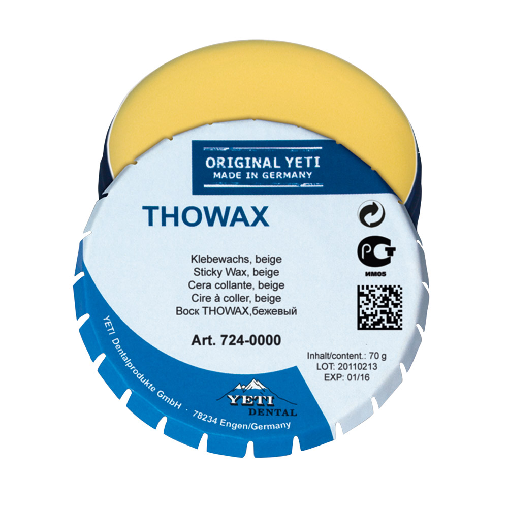 Thowax Klebewachs beige, 70 g