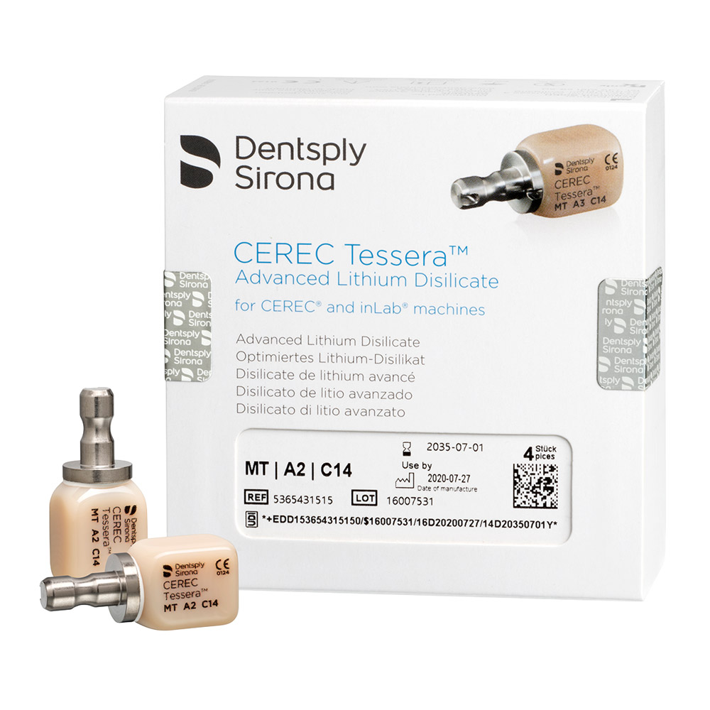 CEREC Tessera C14 MT A2, 4 Stück
