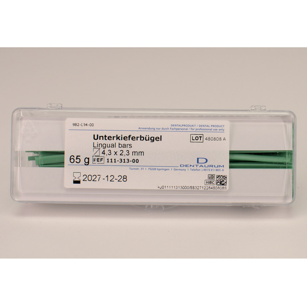 Wachsprofile UK-Bügel 4,3 x 2,3 mm, Packung