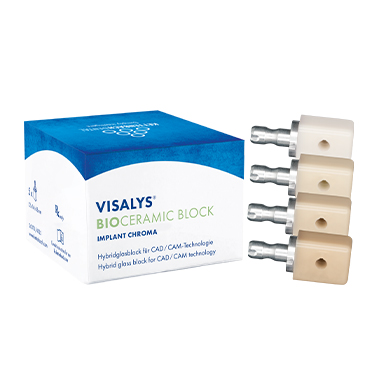 Visalys BioCeramic Block Implant Gr. S Chroma A1, 5 Stück