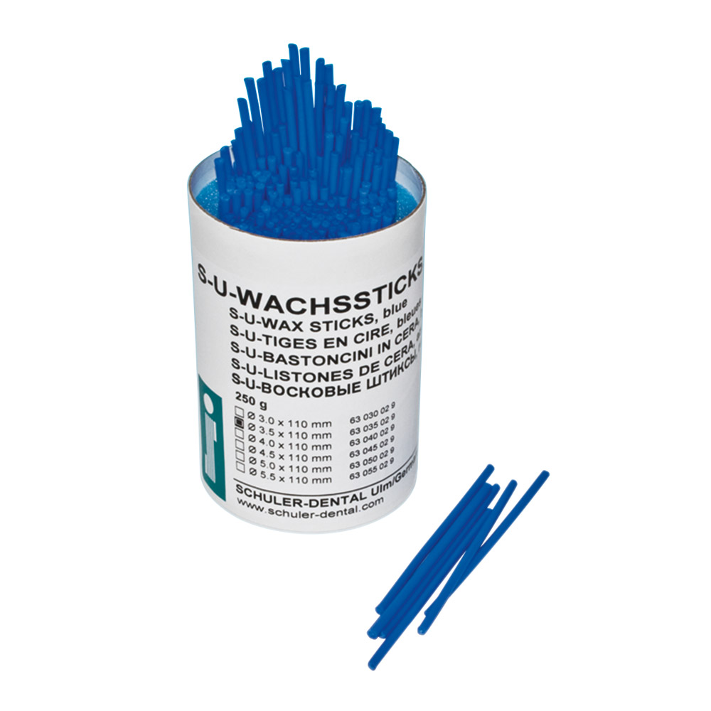 Wachssticks S-U blau 3,0 mm, 250 g