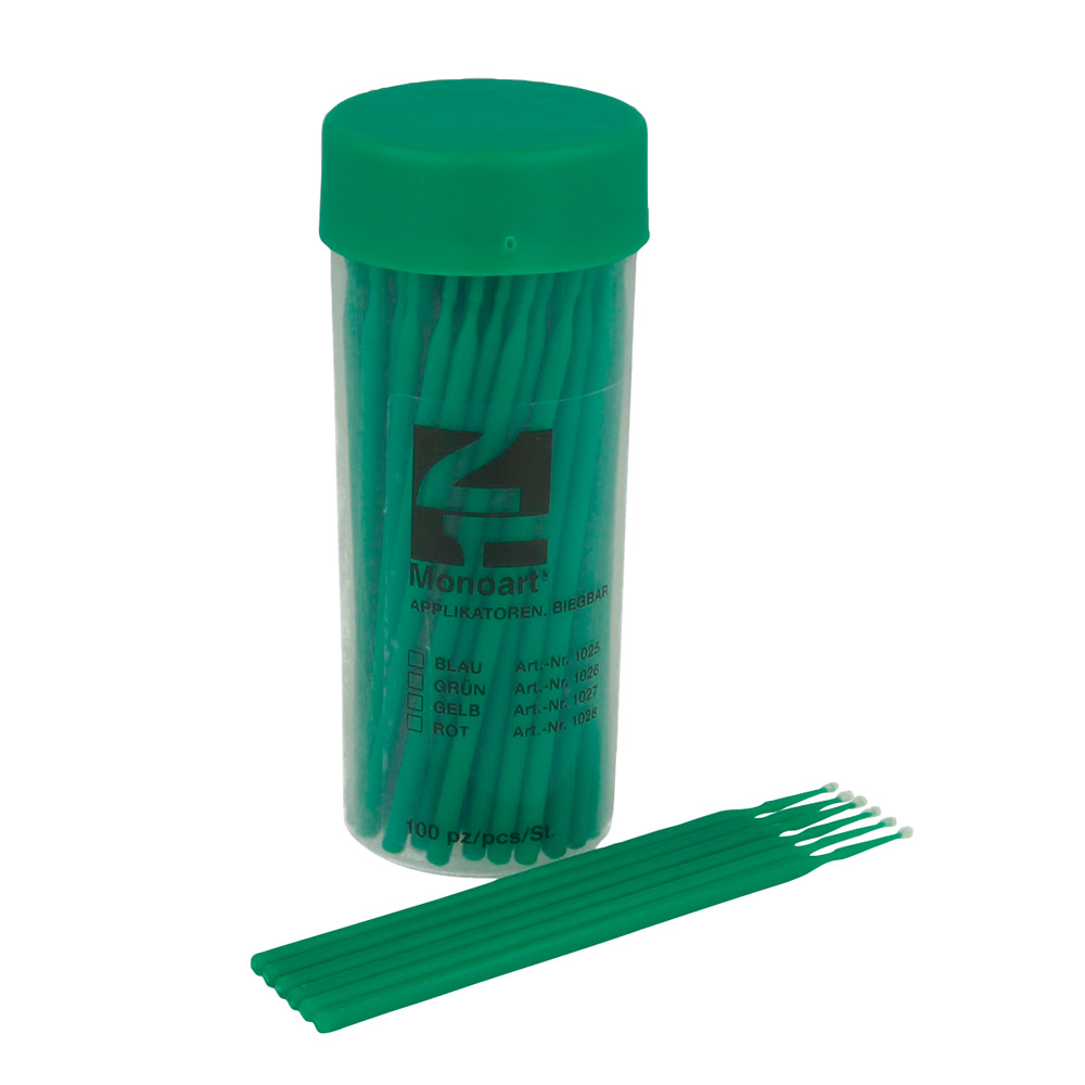 Monoart Applikatoren grün, 100 Stück