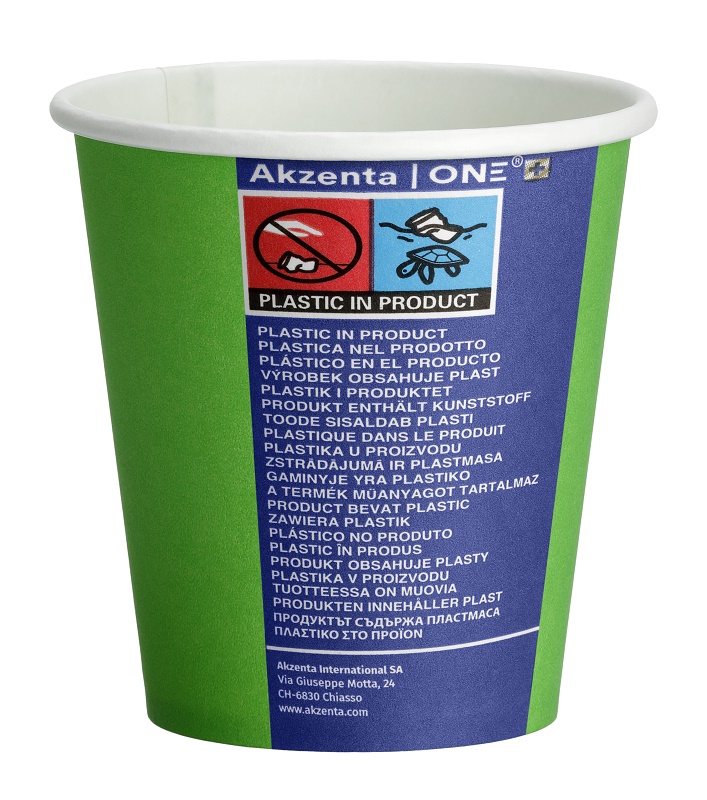Akzenta ONE Pappbecher freshgrün 20x50St