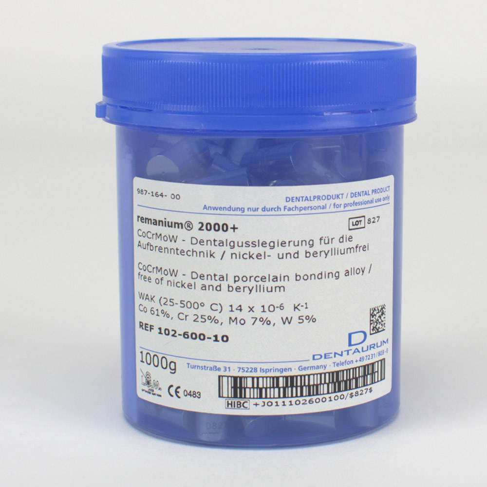 Remanium 2000+ CoCr Legierung, 1 kg