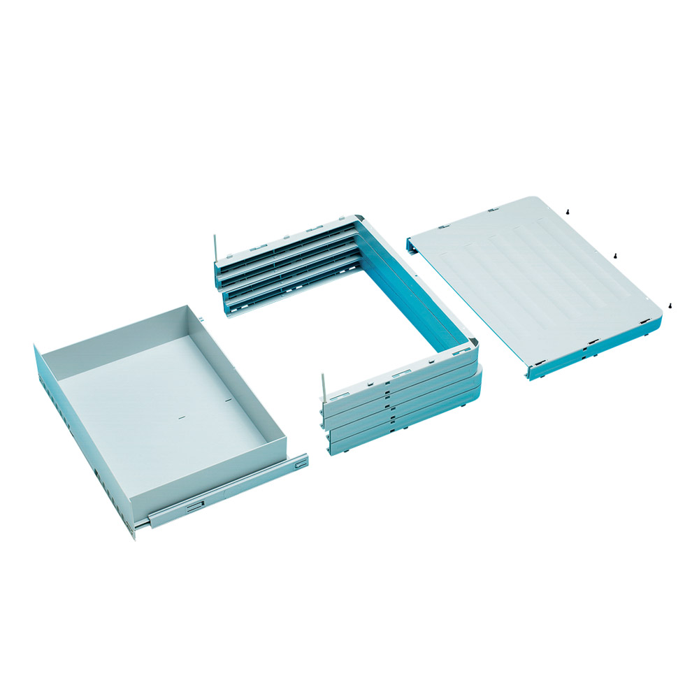 Modulbox ohne Auszug, Packung