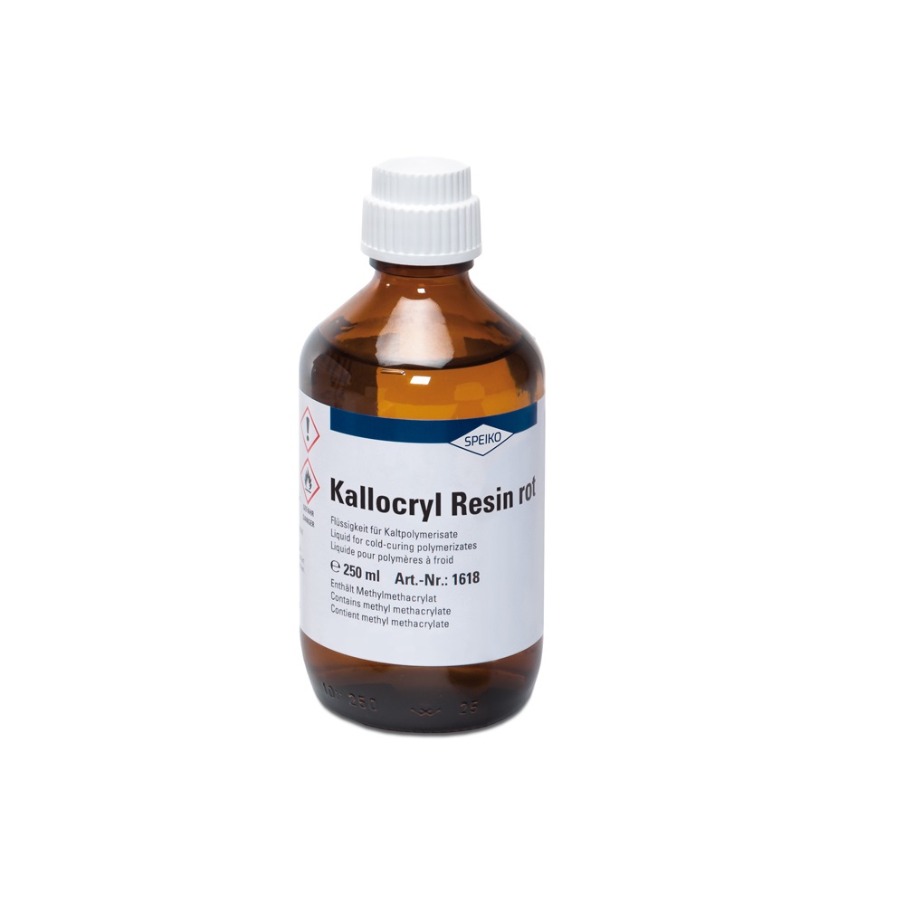 Kallocryl Resin rot Flüssigkeit 250ml