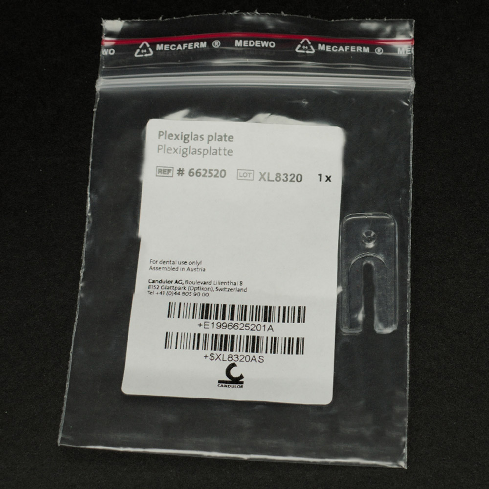 Plexiglasplättchen zu Set 10, Stück