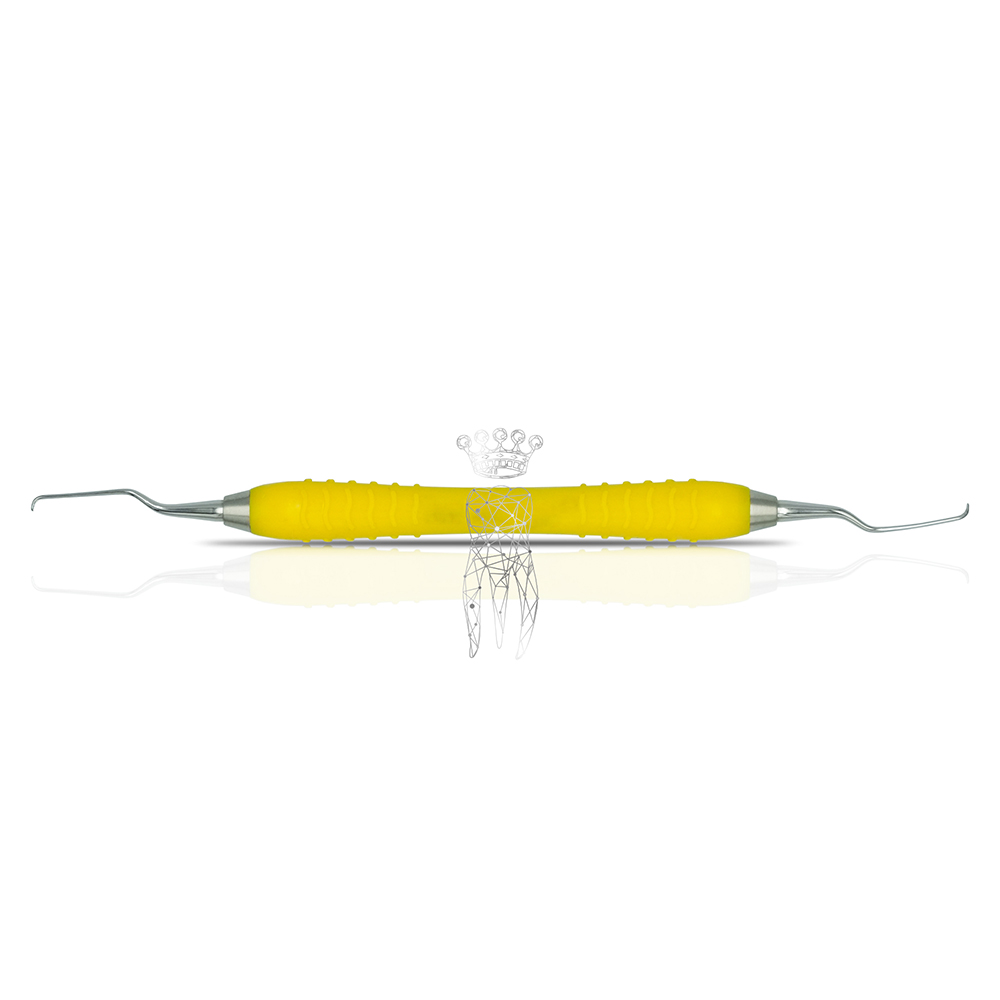 Kürette Gracey MMF 5-6 gelb, 1St Colori-Silicon