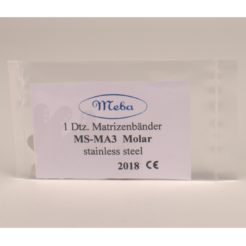 Matrizen Meba gelocht Nr. 3, 12 Stück