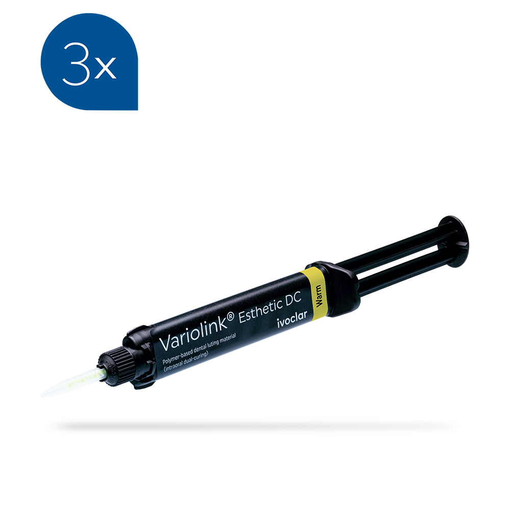 Variolink Esthetic DC warm, 3 x 9 g Spritze