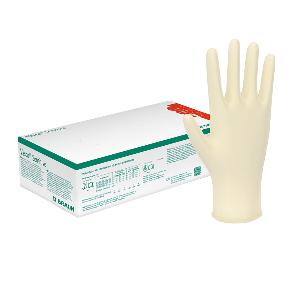 Vasco Sensitive Handschuhe puderfrei Gr. XS, 100 Stück