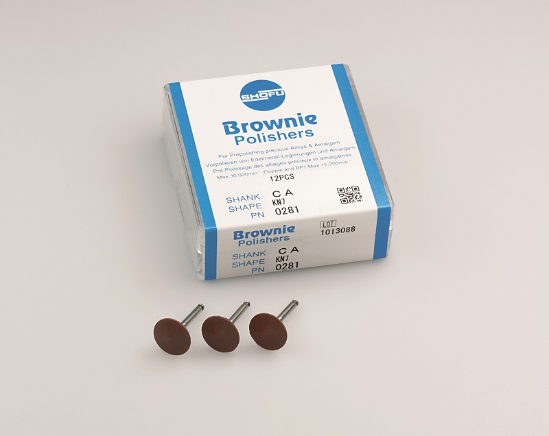 Brownie Polierer Wst KN 7 125, 12 Stück
