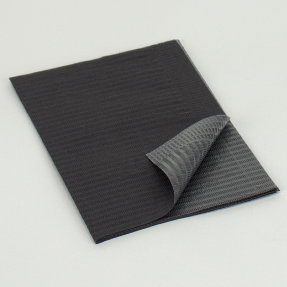 Patientenservietten schwarz 33 x 45 cm 3-lagig, 500 Stück