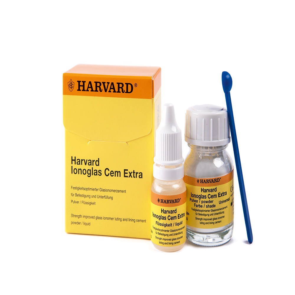 Harvard Ionoglas Cem Extra, Packung 15 g Pulver/10 ml Flüssigkeit