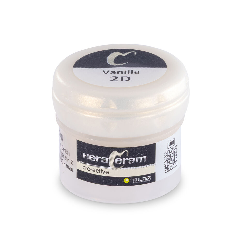 HeraCeram cre-active 2D Malfarben Opak vanille, 2 ml