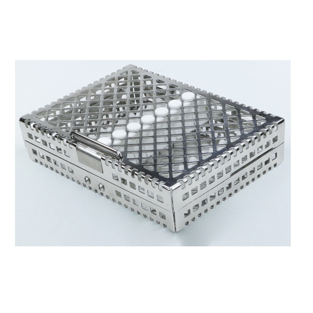 Steri-Wash-Tray Clip M für 10 Instrumente 190x140x34 mm weiß, Stück