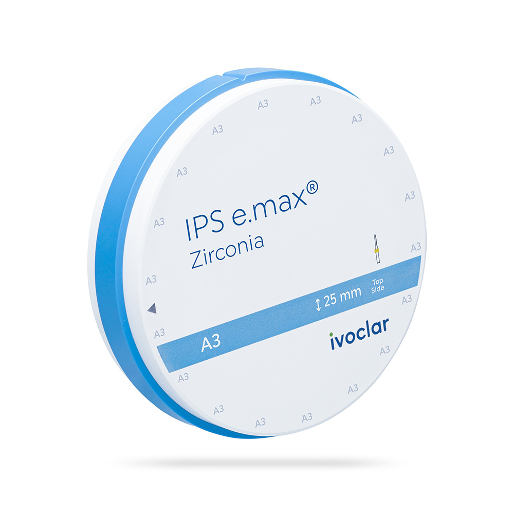 IPS e.max Zirconia A3 98.5 x 25 mm, Stück