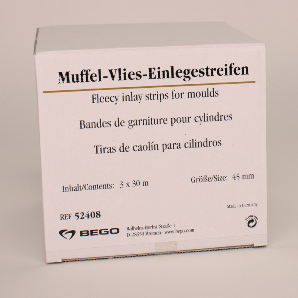Muffel-Vlies-Einlagestreifen 45 mm, Packung
