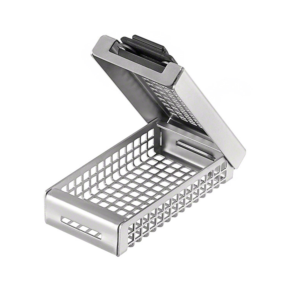 Minisiebkorb perforiert 2 mm mit Deckel 85 x 44 x 25 mm, Stück