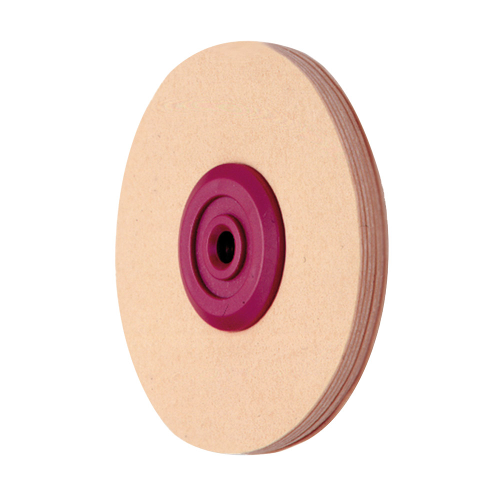 Soft-Leder-Schwabbel Kunststoffkern 80 mm, Stück