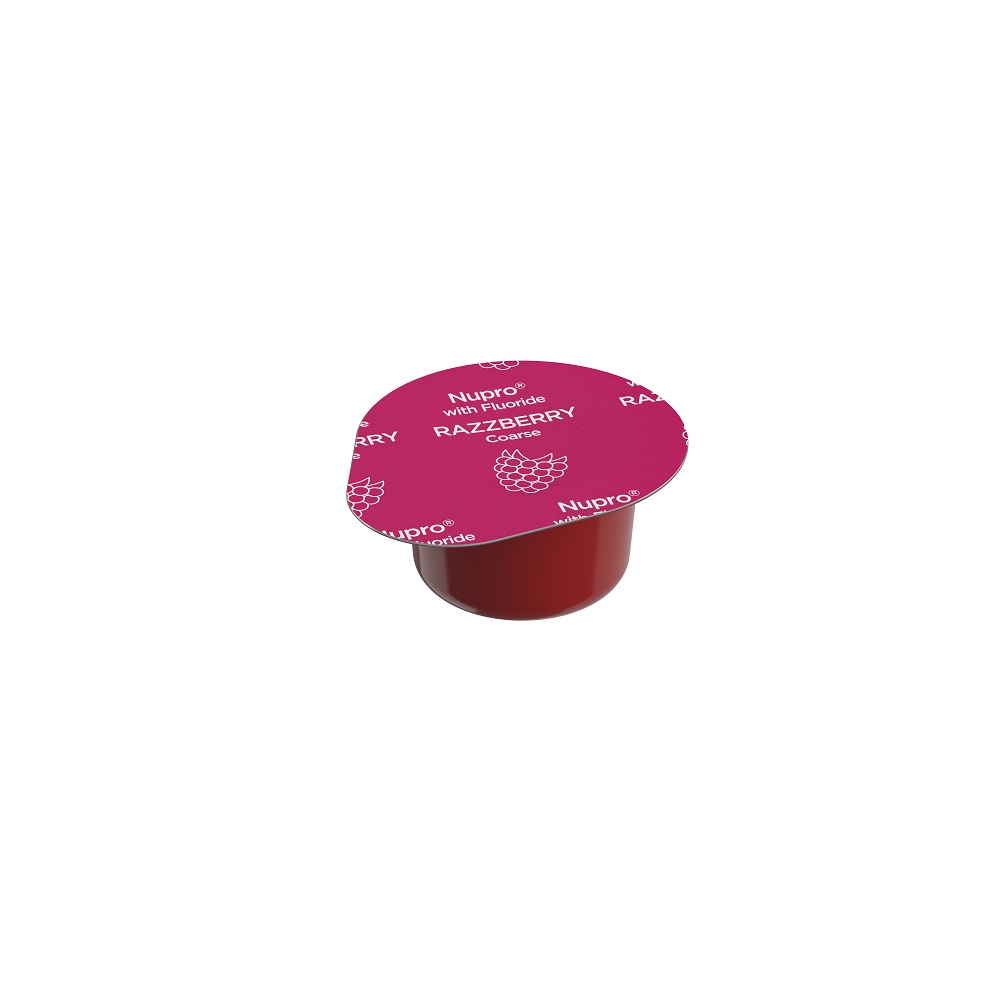 Nupro Razzberry mit Fluorid medium, 200 x 2 g Cups