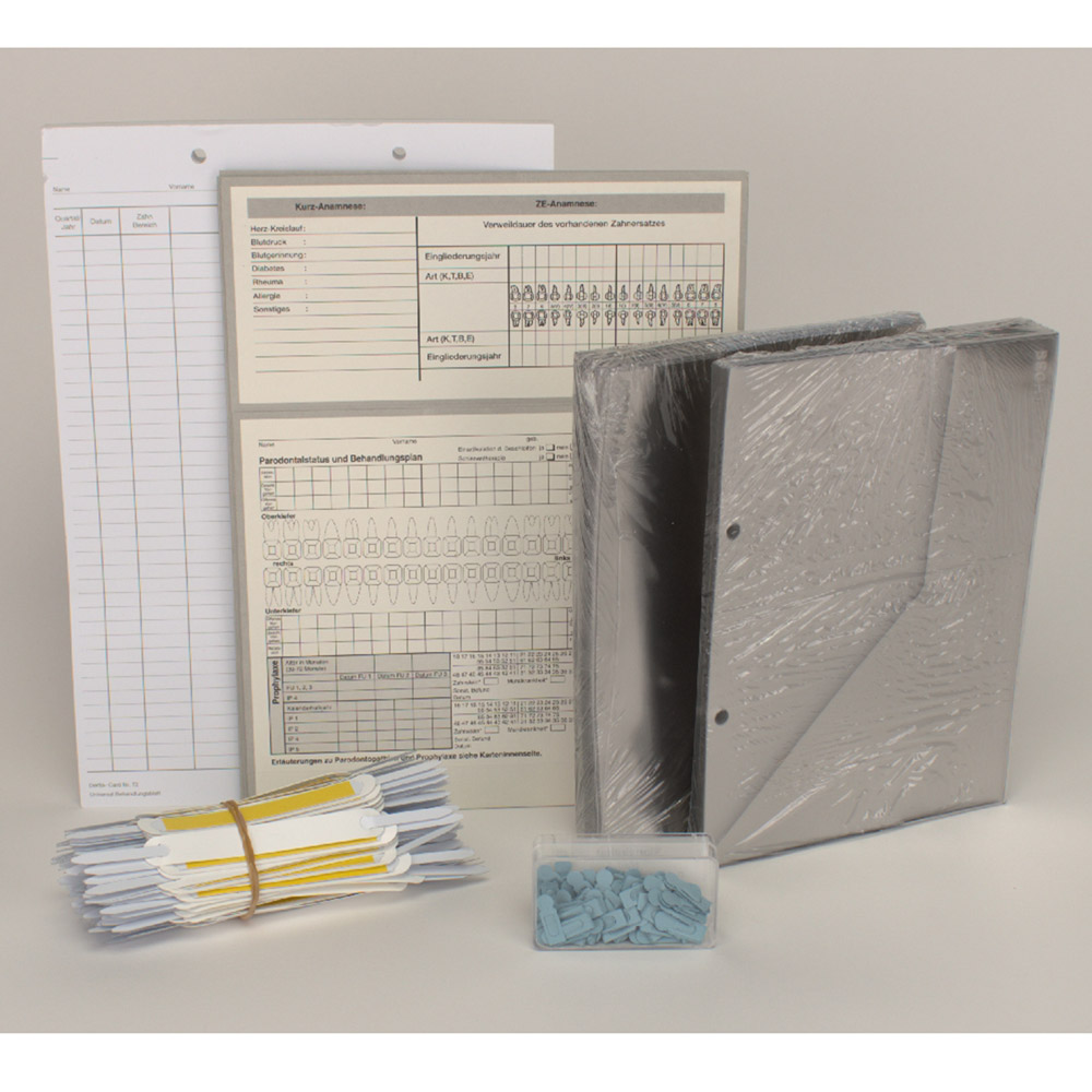 Derfla-Card-Plus grau, 100 Stück