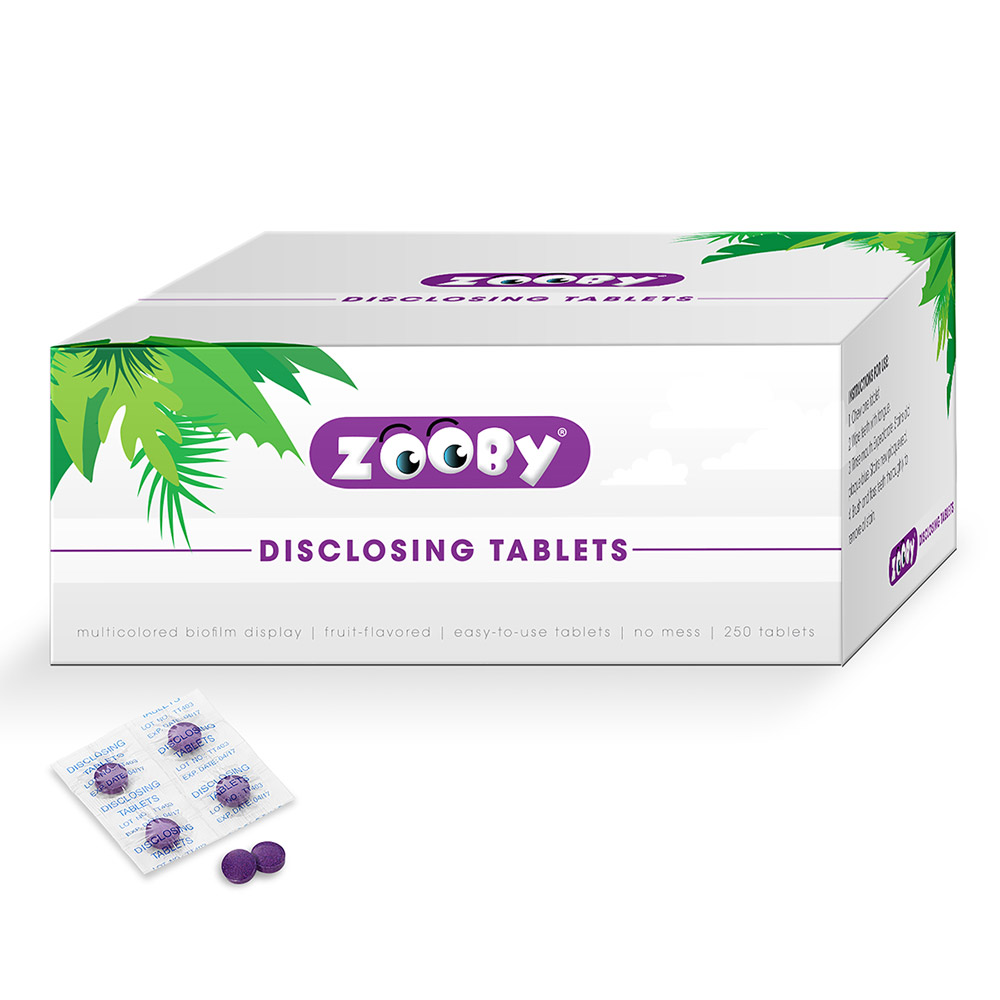 Zooby Disclosing Tablets, 250 Stück