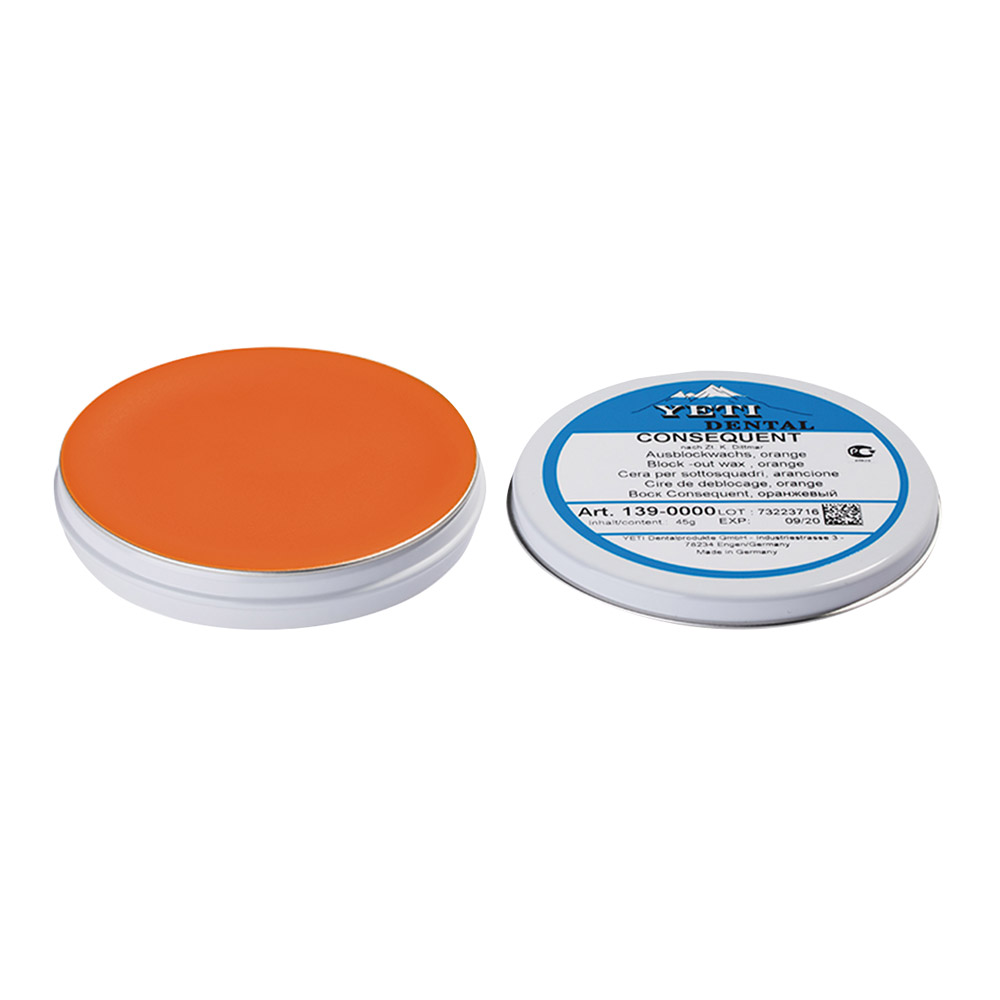 Consequent Ausblockwachs orange, 45 g
