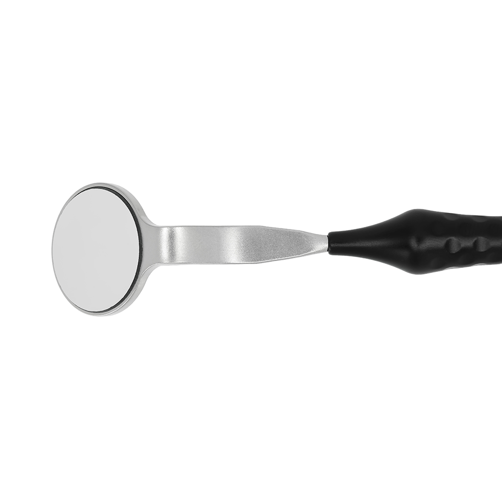 Mundspiegel MEGAduo Rhodium 4 plan SS, 6 Stück