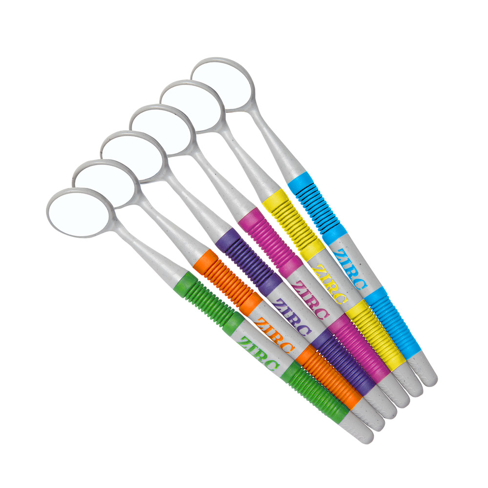 Crystal HD Komplett Mundspiegel Soft Grip #5 neon, 12 Stück sortiert