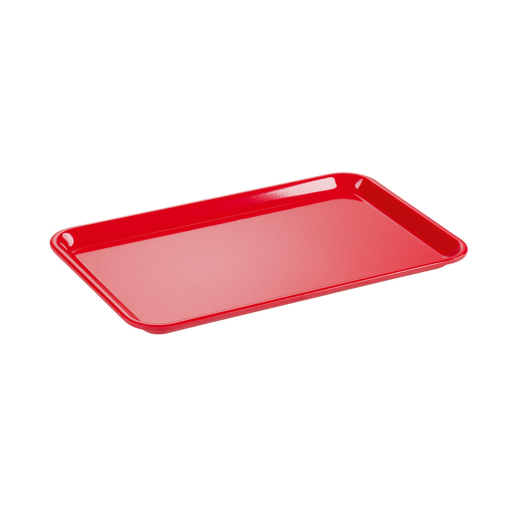 Festopas Tablett 30 x 19 x 1 cm rot, Stück