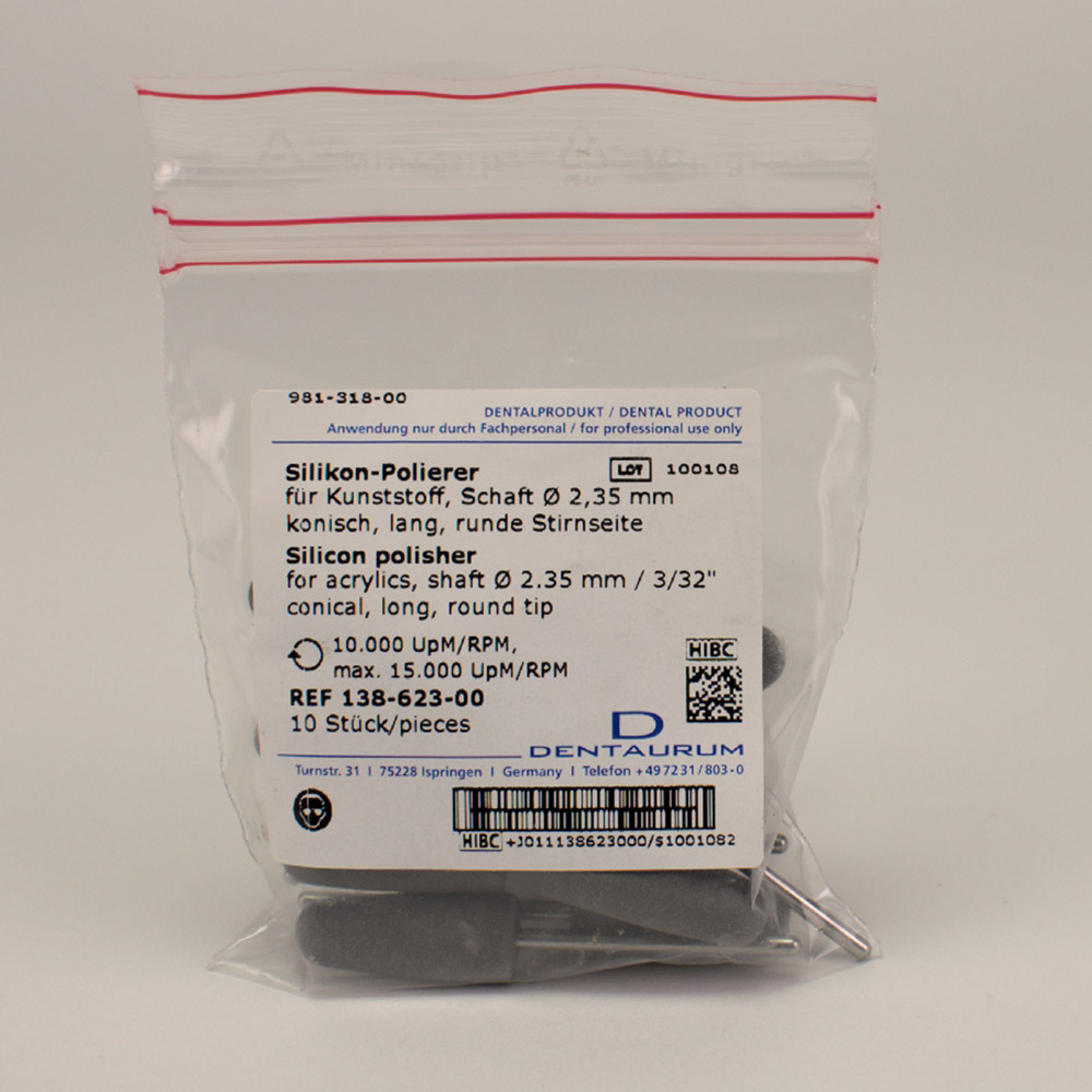 Gummipolierer Hst Silikon -B-, 10 Stück