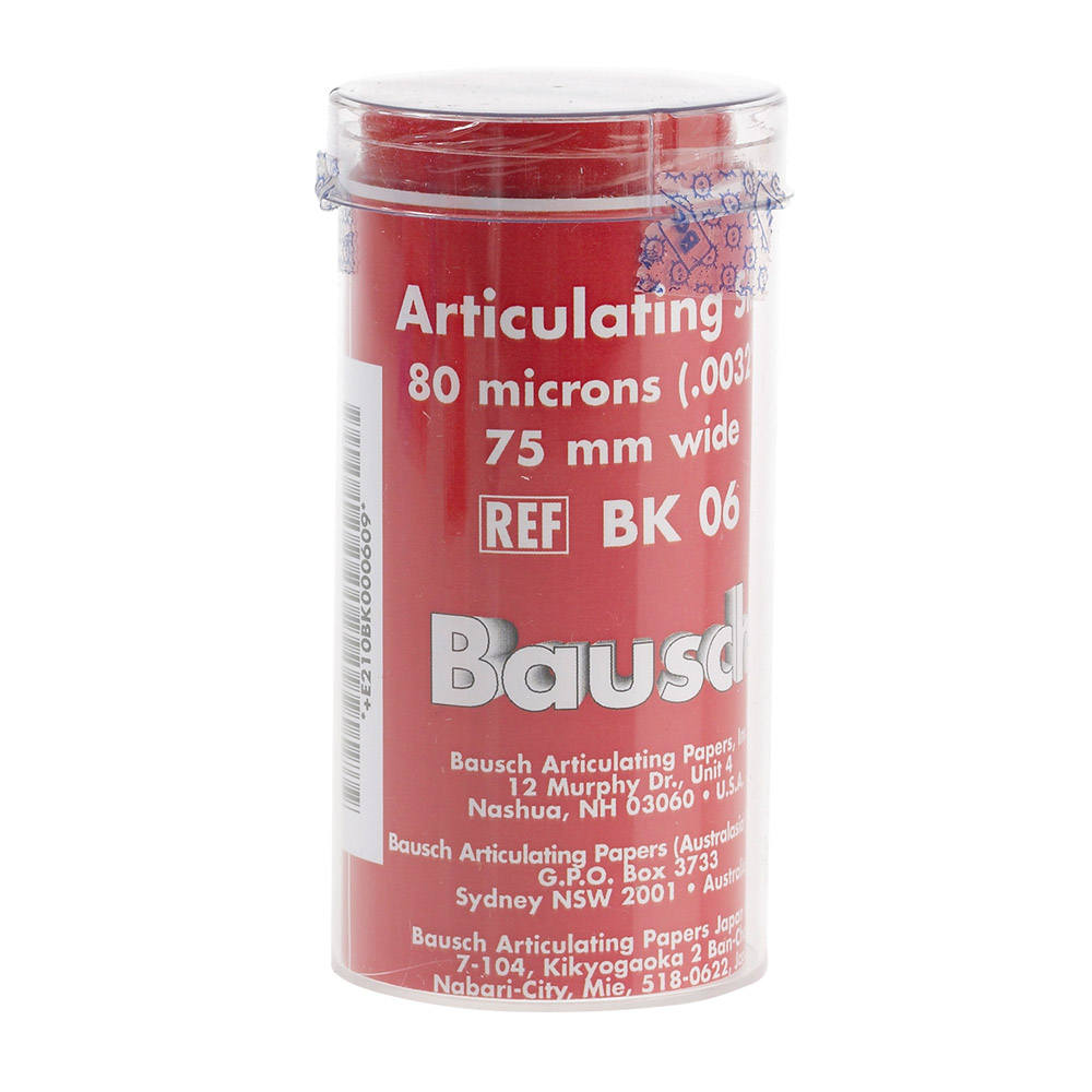 Artikulationsseide 80 Âµ rot BK 06, 3 m