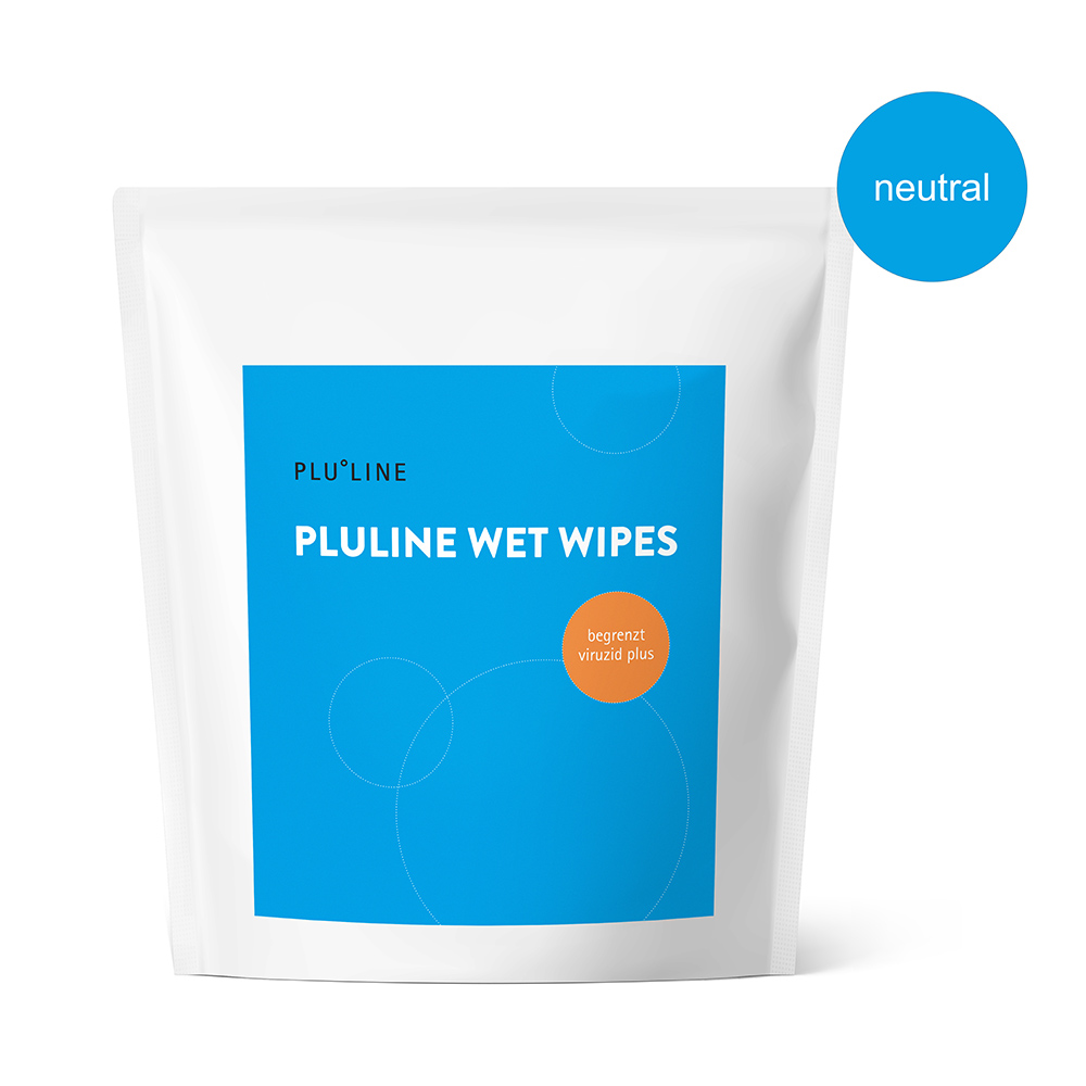 PLULINE Wet Wipes neutral, 100 Blatt