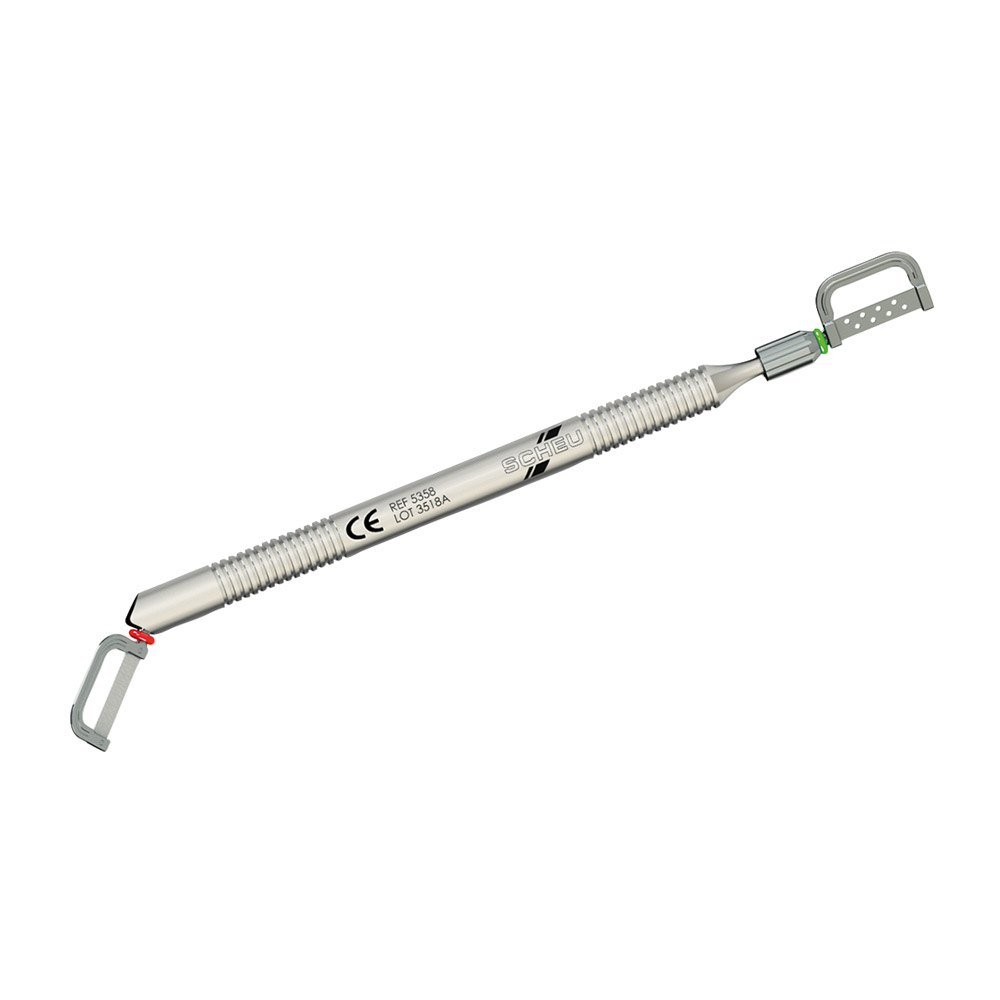 Edelstahlhalter gerade und abgewinkelt, Stück