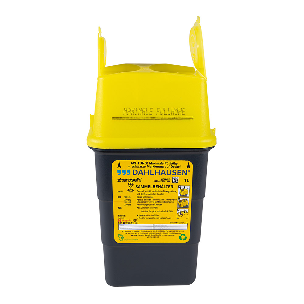 Sharpsafe 1 L Abwurfbehälter, Stück
