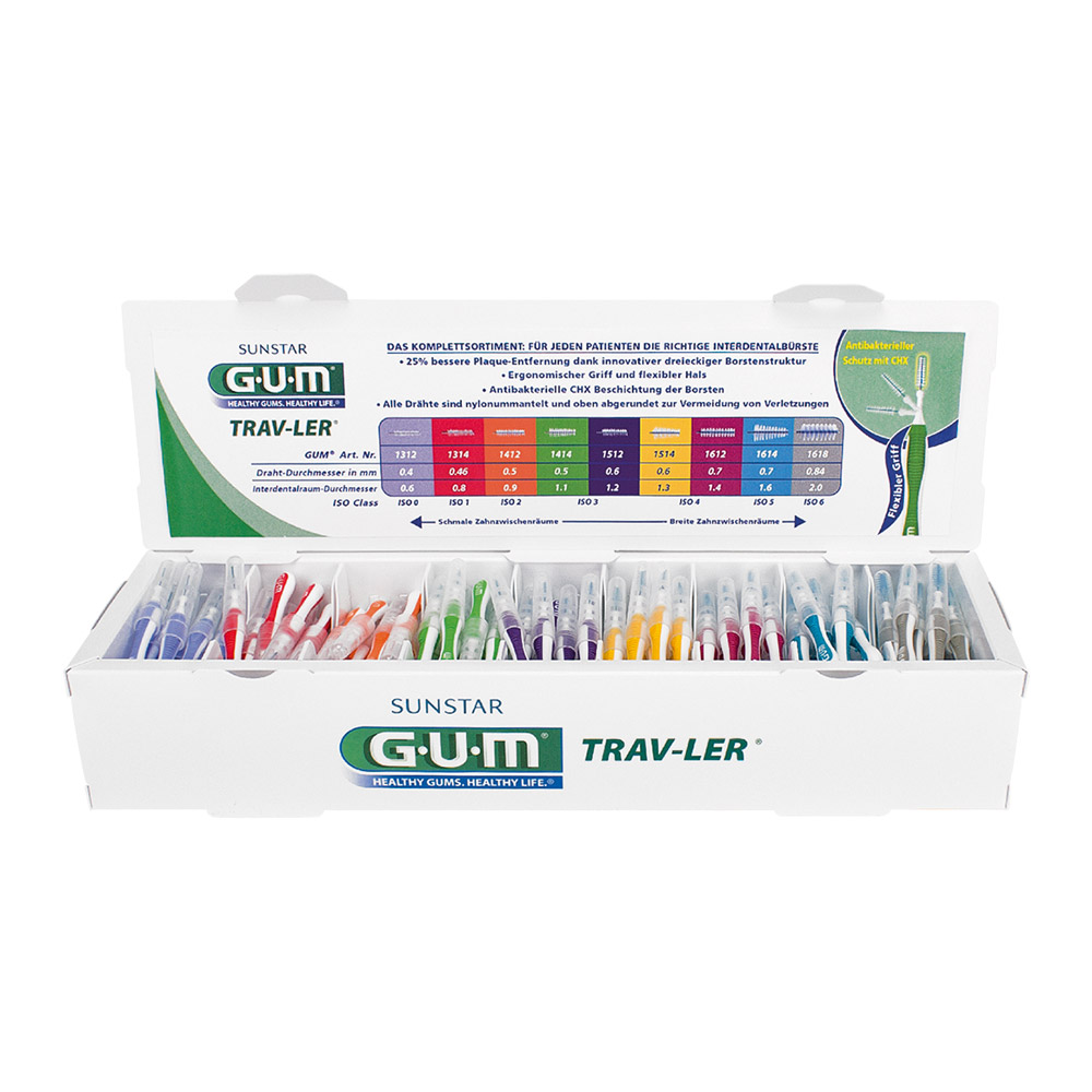 GUM TRAV-LER, 180 Stück Praxisbox